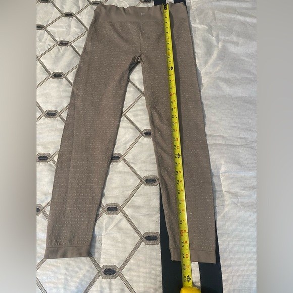 Athleta Shimmer Stripe Seamless Tights/Leggings - Picture 12 of 14